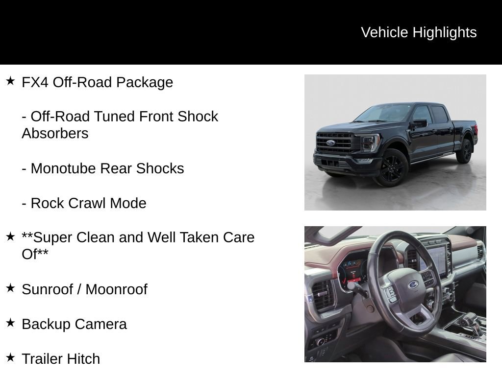 Certified 2023 Ford F150 Lariat w/ Equipment Group 502A High AWD/4WD image 16