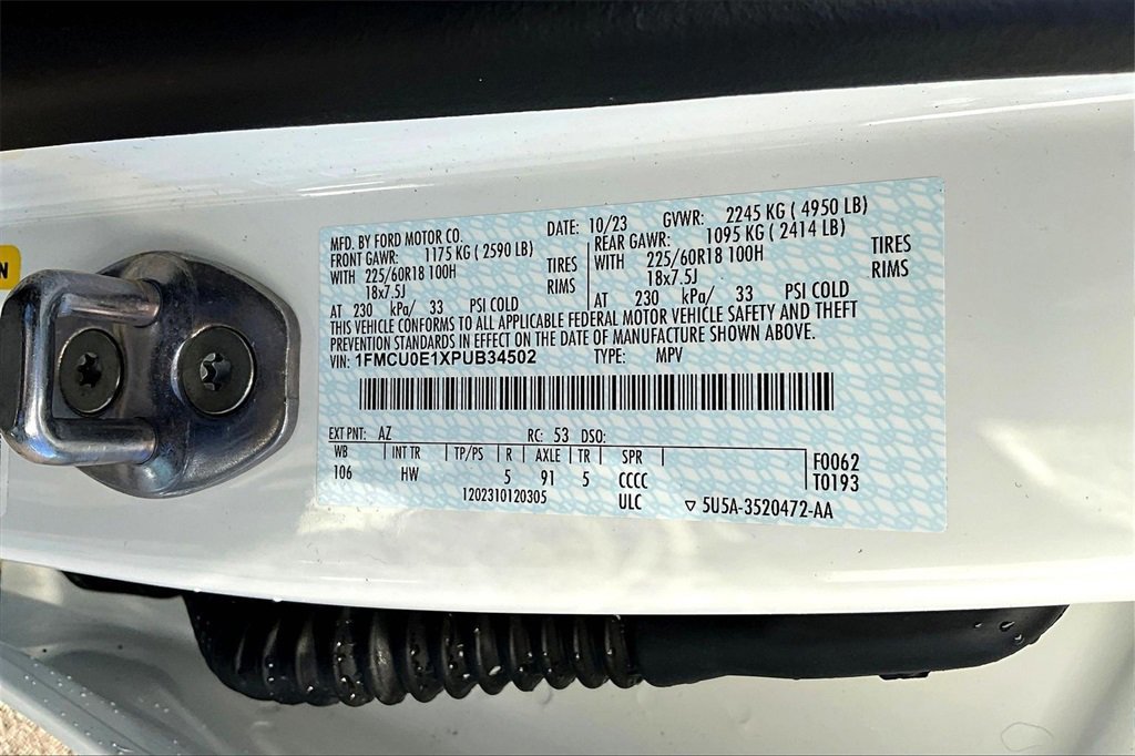 Certified 2023 Ford Escape SE image 35