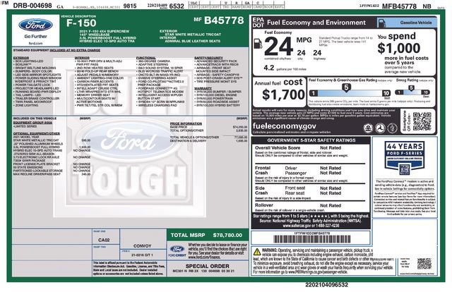 Certified 2021 Ford F150 Limited image 18