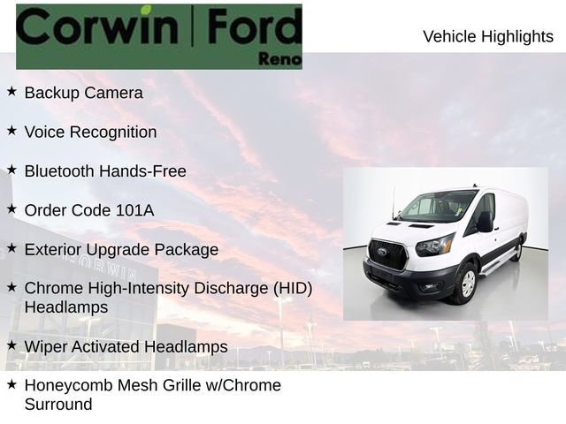 Certified 2023 Ford Transit 250 Low Roof w/ Exterior Upgrade Package RWD image 7