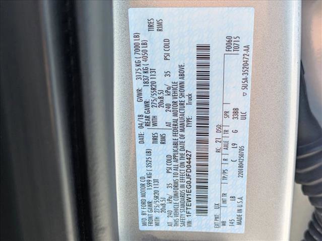 Certified 2018 Ford F150 Lariat image 16