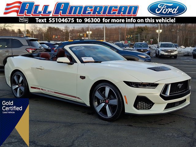 Certified 2025 Ford Mustang GT Premium w/ 60th Anniversary Package