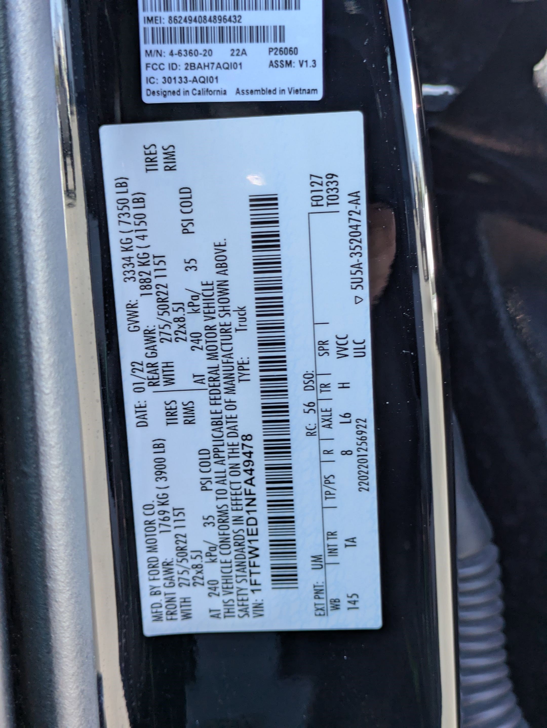 Certified 2022 Ford F150 Limited AWD/4WD image 35