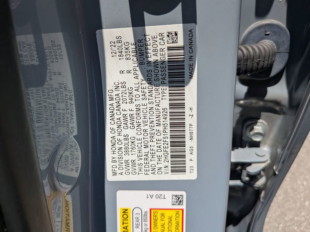 Used 2023 Honda Civic Sport image 36