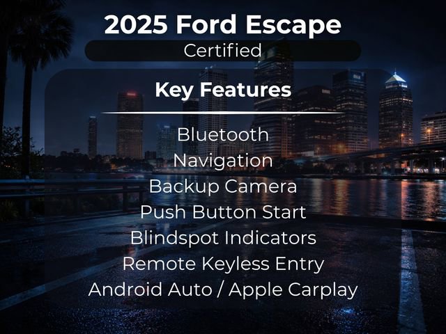 Certified 2025 Ford Escape SE w/ PHEV Premium Package FWD image 13
