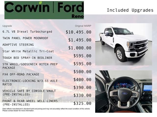 Certified 2021 Ford F350 Platinum image 3