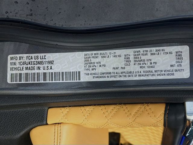 Used 2022 Jeep Grand Cherokee L Summit w/ Luxury Tech Group V image 39