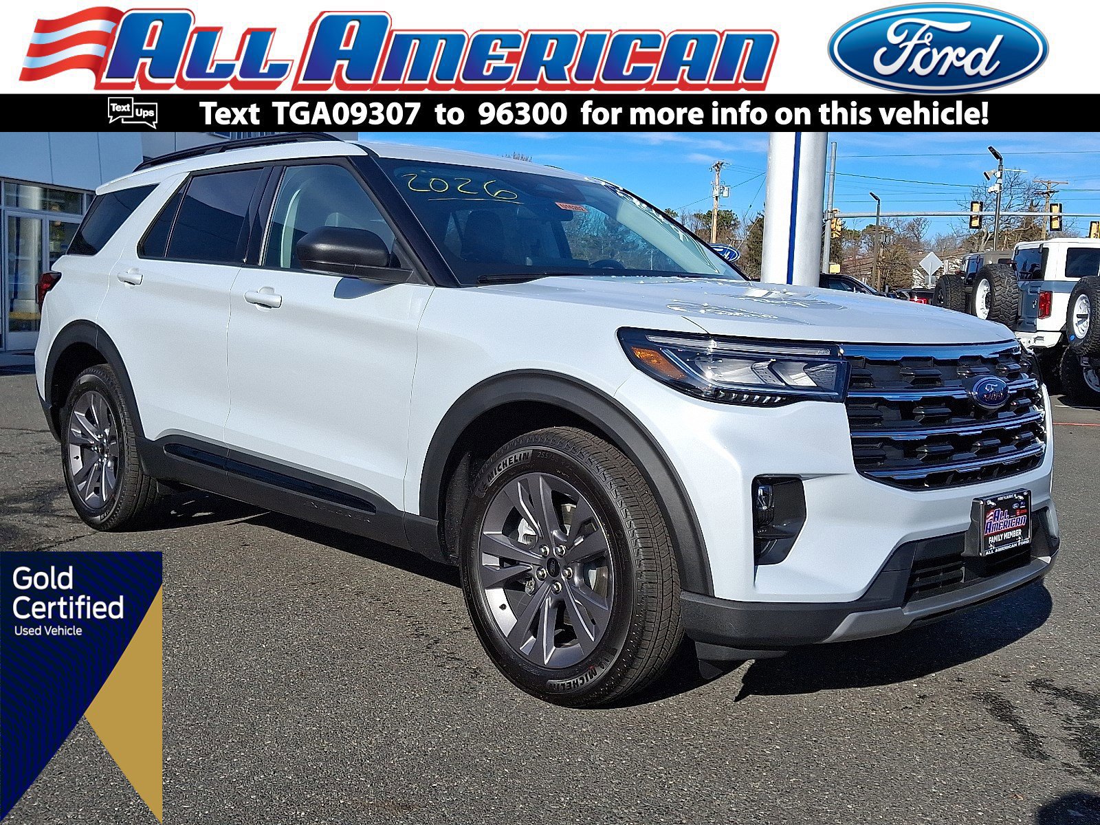 Certified 2026 Ford Explorer Active w/ Active Comfort Package