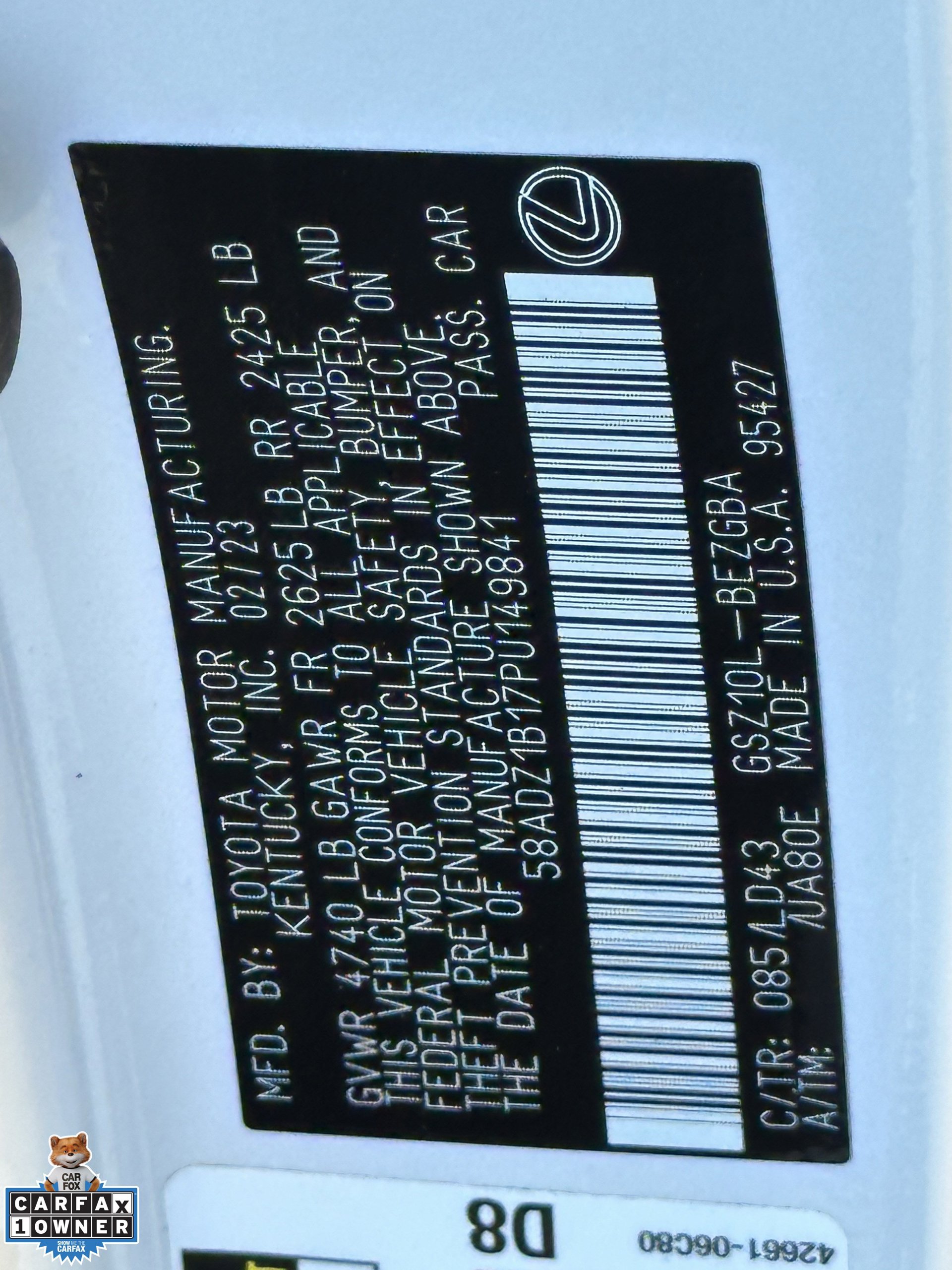 Used 2023 Lexus ES 350 w/ Premium Package FWD image 34
