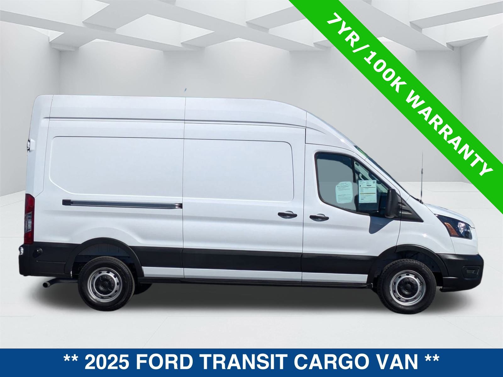 Certified 2025 Ford Transit 250 148 High Roof w/ Load Area Protection Package video 3