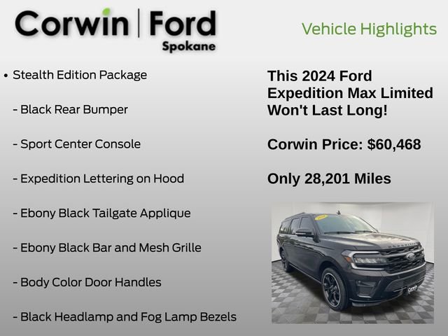 Certified 2024 Ford Expedition Max Limited image 13