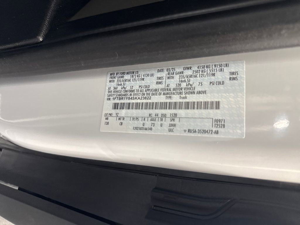 Certified 2025 Ford Transit 250 Low Roof w/ Exterior Upgrade Package RWD image 35