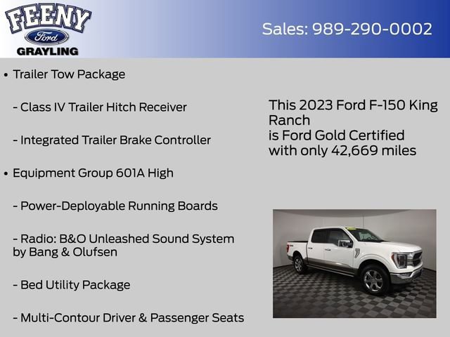 Certified 2023 Ford F150 King Ranch AWD/4WD image 13