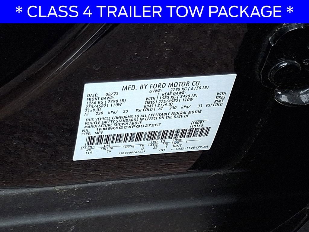 Certified 2023 Ford Explorer ST w/ Equipment Group 401A image 28