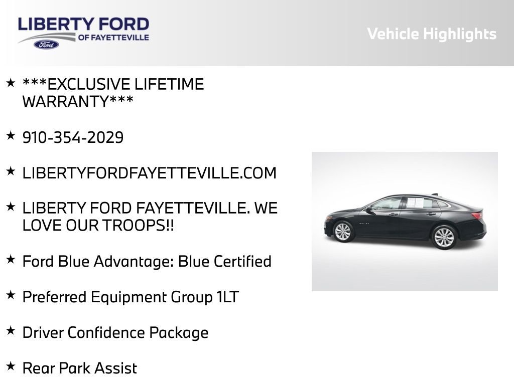 Used 2023 Chevrolet Malibu LT w/ Driver Confidence Package FWD image 5