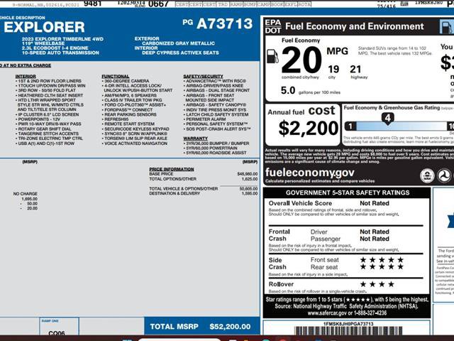 Certified 2023 Ford Explorer Timberline AWD/4WD image 5