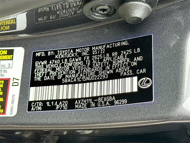 Used 2022 Lexus ES 300h image 23