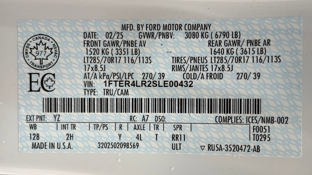 Certified 2025 Ford Ranger Raptor AWD/4WD image 46