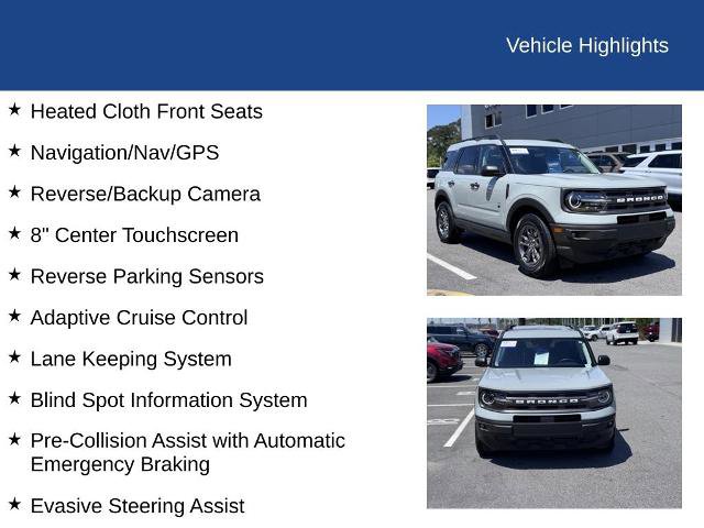 Certified 2024 Ford Bronco Sport Big Bend w/ Convenience Package AWD/4WD image 23