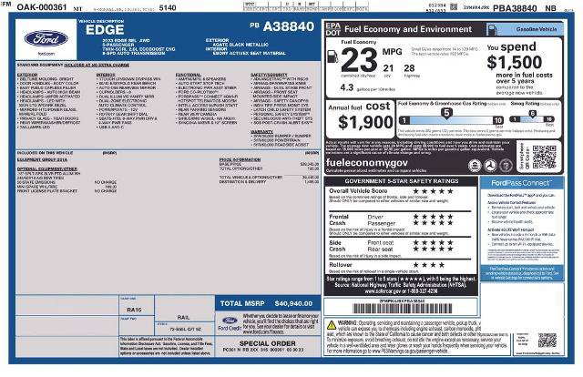 Certified 2023 Ford Edge SEL AWD/4WD image 13