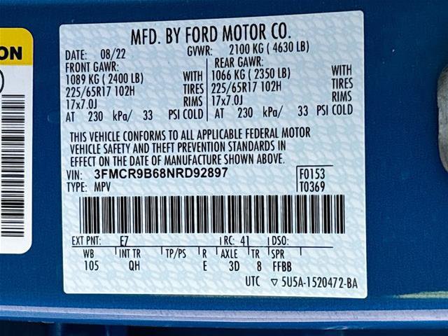 Certified 2022 Ford Bronco Sport Big Bend w/ Convenience Package AWD/4WD image 33