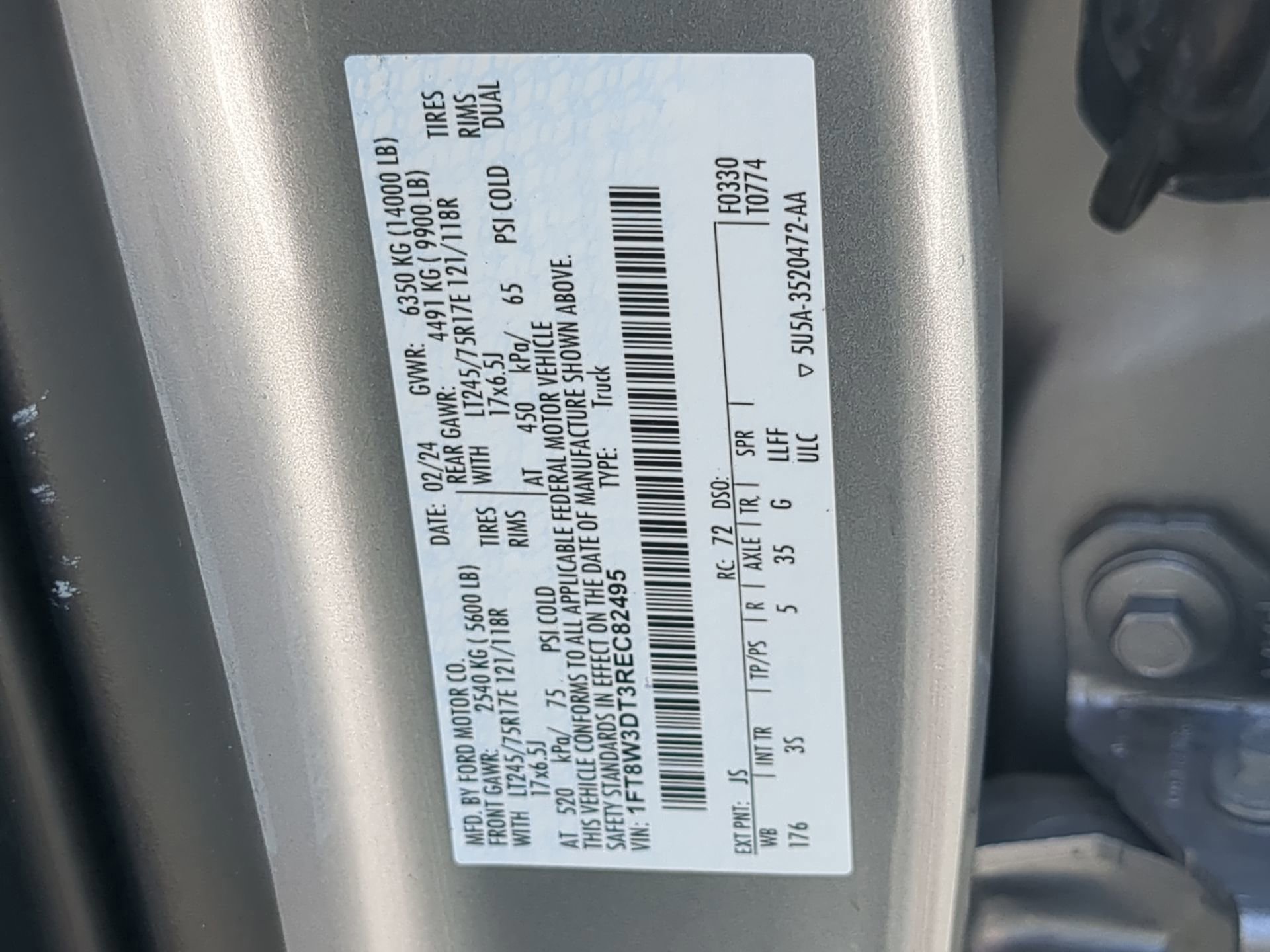 Certified 2024 Ford F350 XLT AWD/4WD image 71