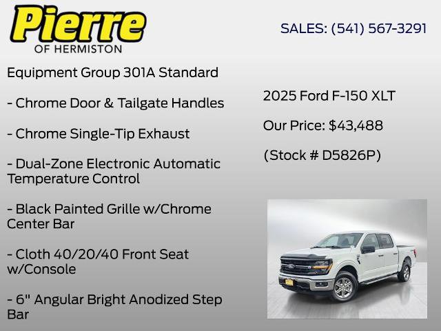 Certified 2025 Ford F150 XLT w/ Equipment Group 301A Standard AWD/4WD image 7