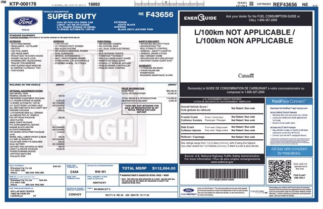 Certified 2024 Ford F250 Lariat w/ Lariat Ultimate Package AWD/4WD image 36
