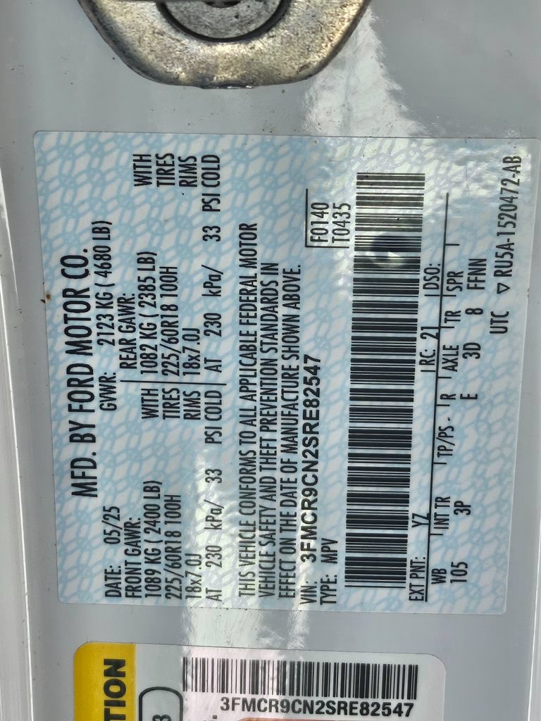 Certified 2025 Ford Bronco Sport Outer Banks AWD/4WD image 36