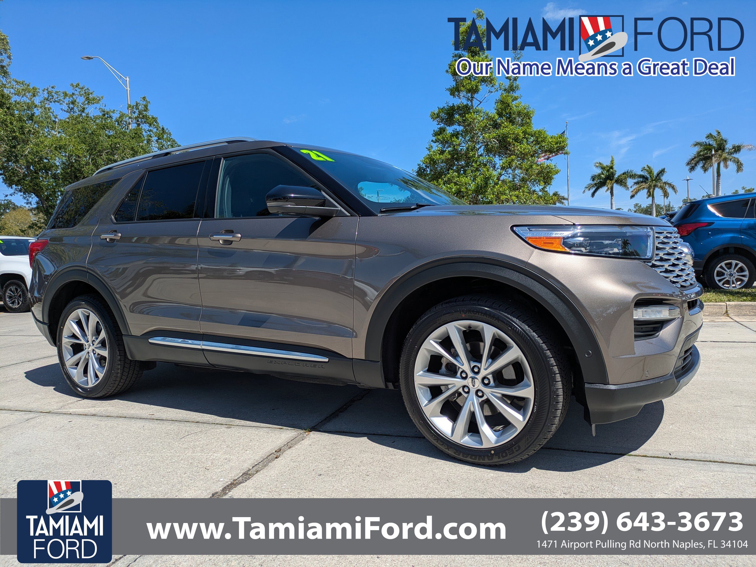 Certified 2021 Ford Explorer Platinum w/ Equipment Group 601A