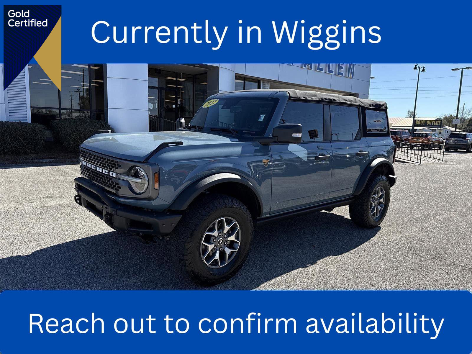 Certified 2022 Ford Bronco Badlands