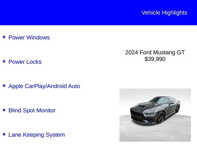 Certified 2024 Ford Mustang GT RWD image 2