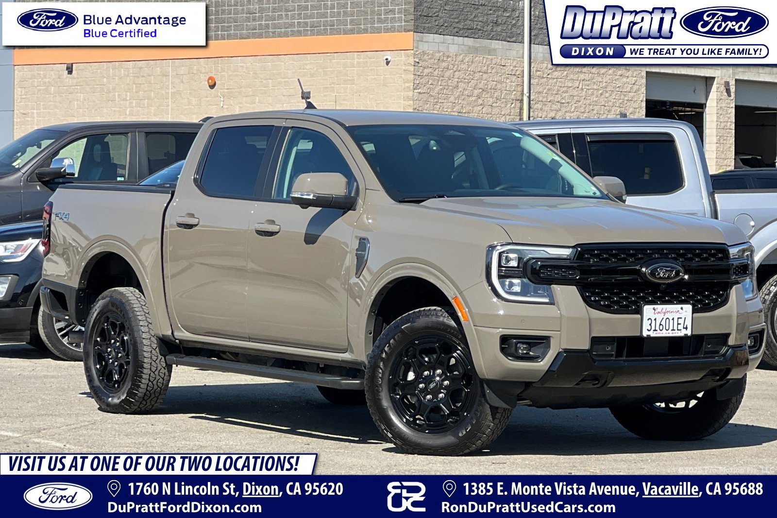 Certified 2025 Ford Ranger Lariat w/ FX4 Off-Road Package