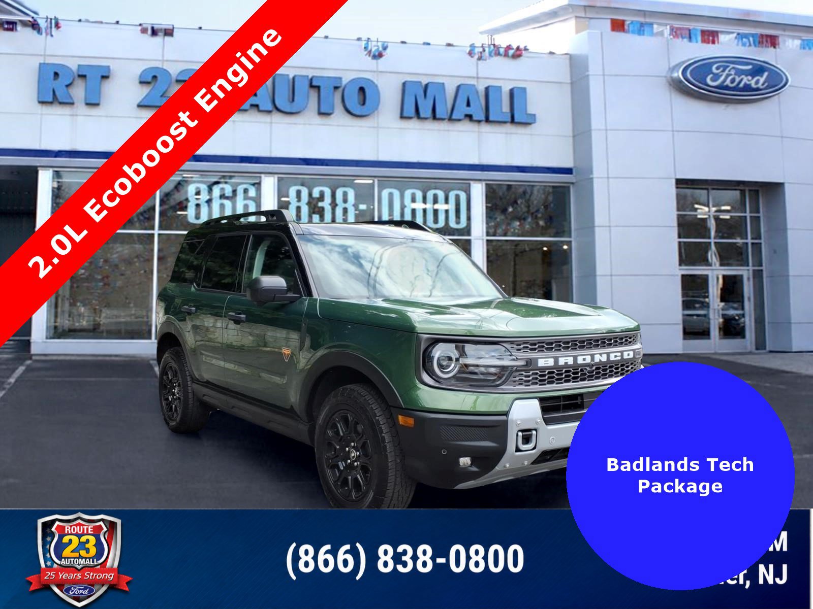 Certified 2025 Ford Bronco Sport Badlands w/ Badlands Tech Package