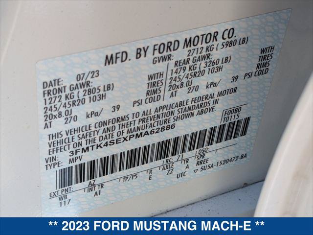 Certified 2023 Ford Mustang Mach-E GT AWD/4WD image 23