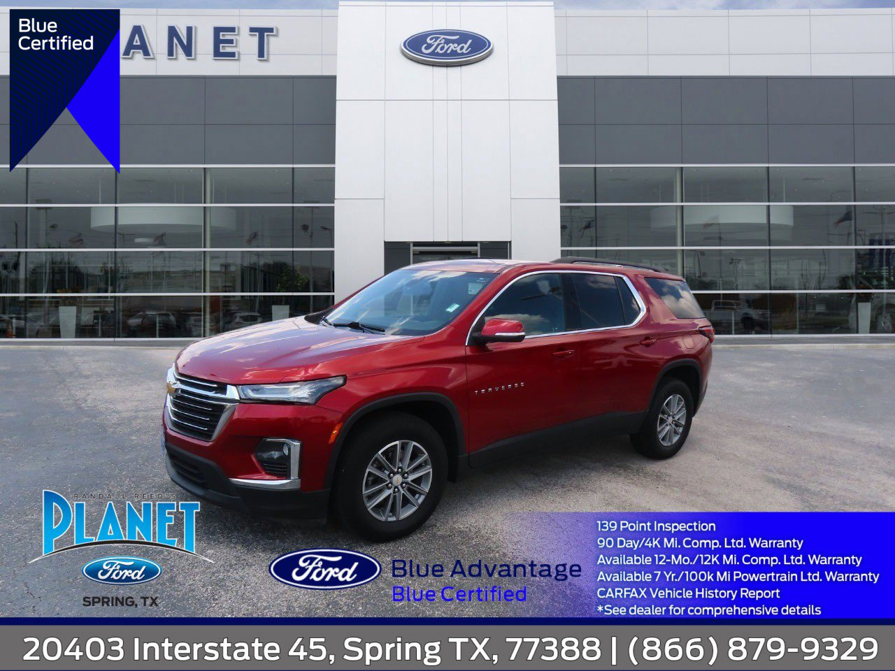 Used 2023 Chevrolet Traverse LT image 1