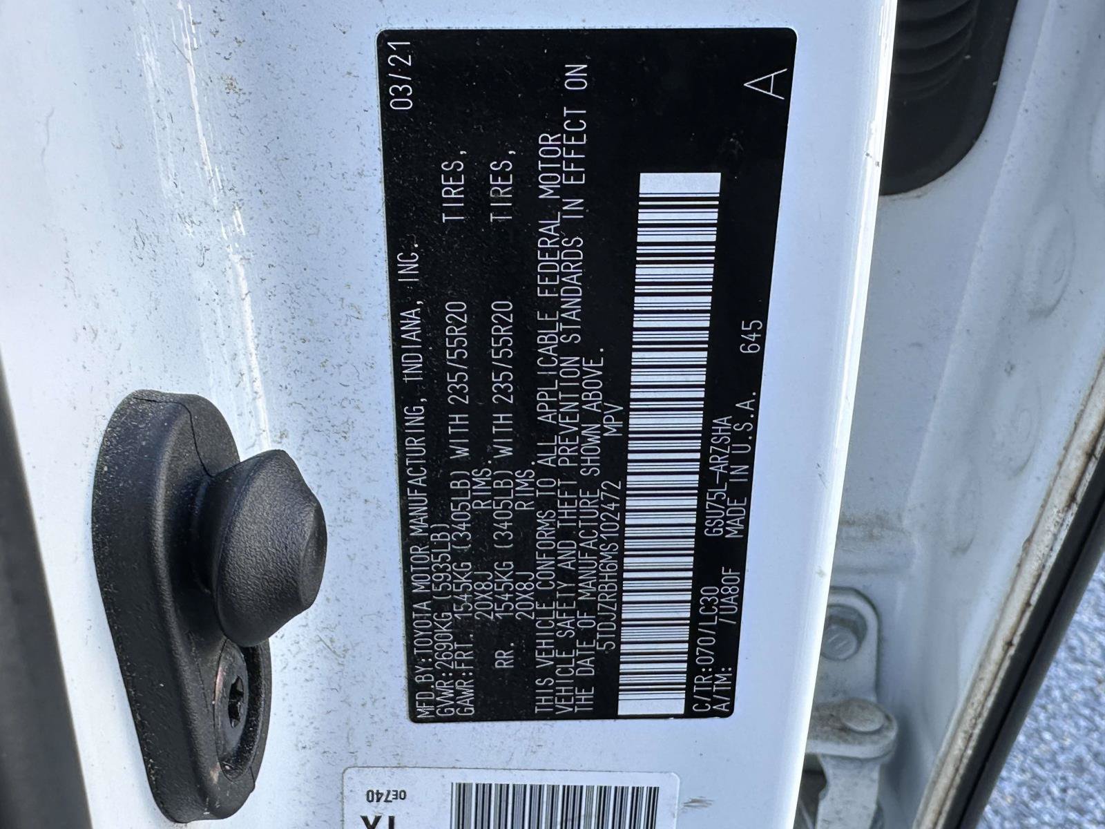 Used 2021 Toyota Highlander XSE AWD/4WD image 20