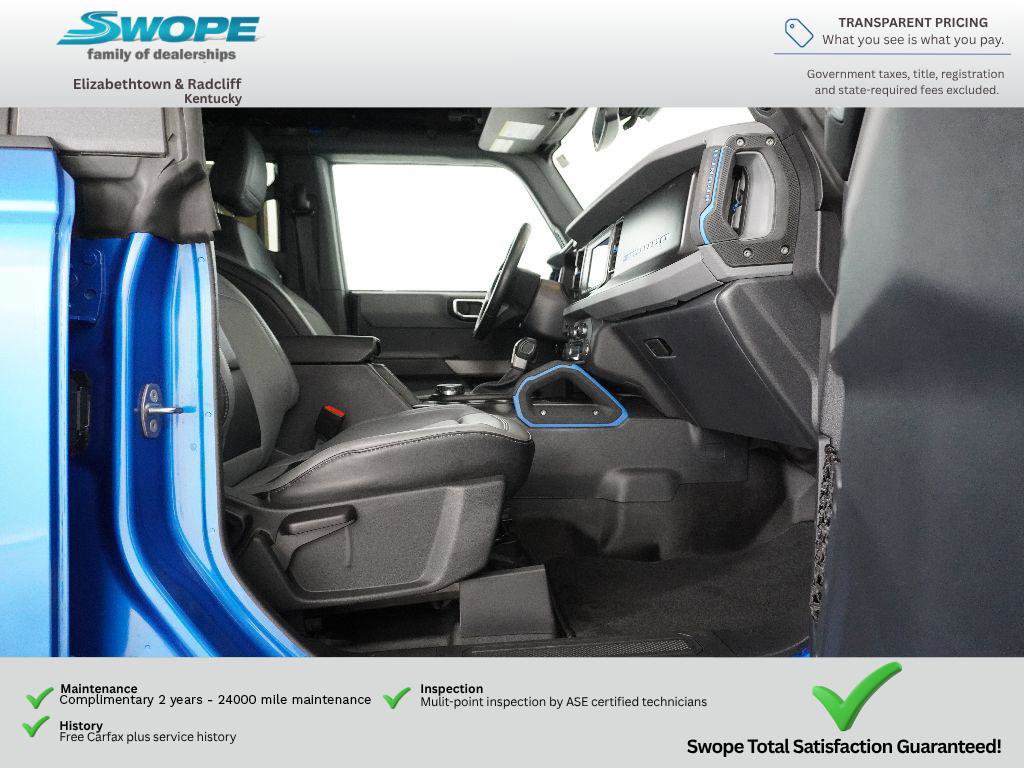 Certified 2023 Ford Bronco Black Diamond w/ Sasquatch Package AWD/4WD image 10