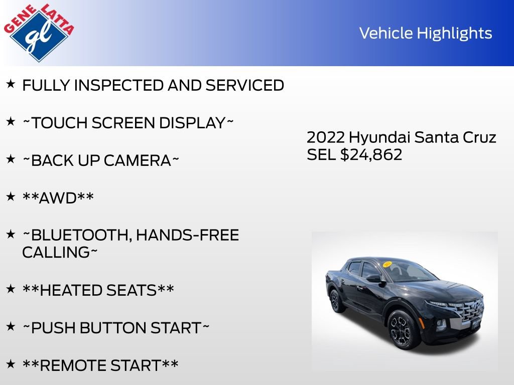Used 2022 Hyundai Santa Cruz SEL AWD/4WD image 30