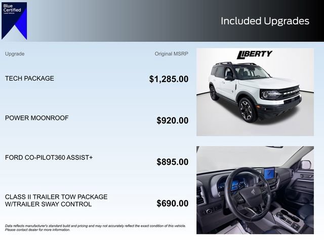 Certified 2023 Ford Bronco Sport Outer Banks w/ Tech Package image 9