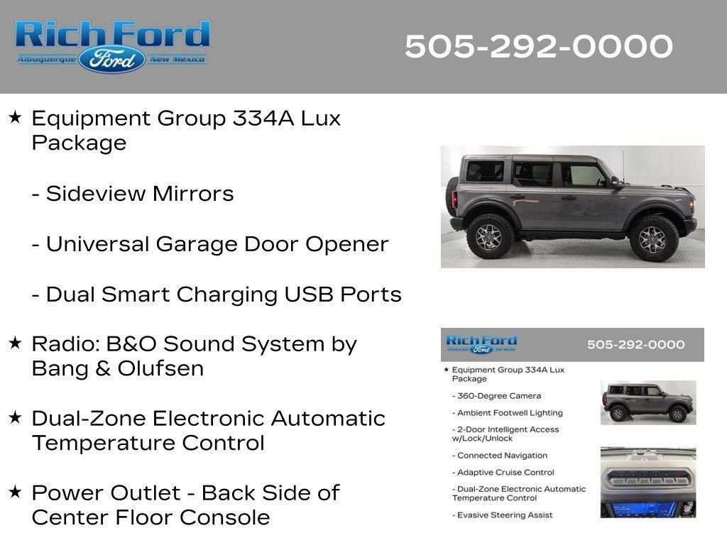 Certified 2025 Ford Bronco Badlands AWD/4WD image 69