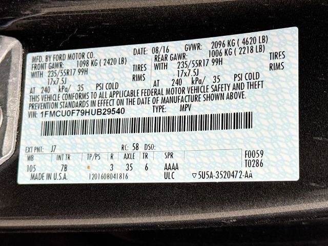 Certified 2017 Ford Escape S FWD image 23