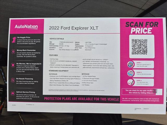 Certified 2022 Ford Explorer XLT w/ Equipment Group 202A AWD/4WD image 24