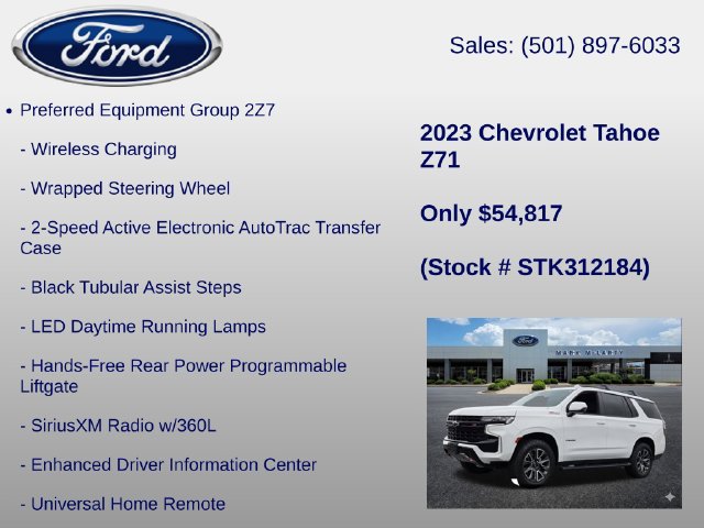 Used 2023 Chevrolet Tahoe Z71 w/ Luxury Package AWD/4WD image 12