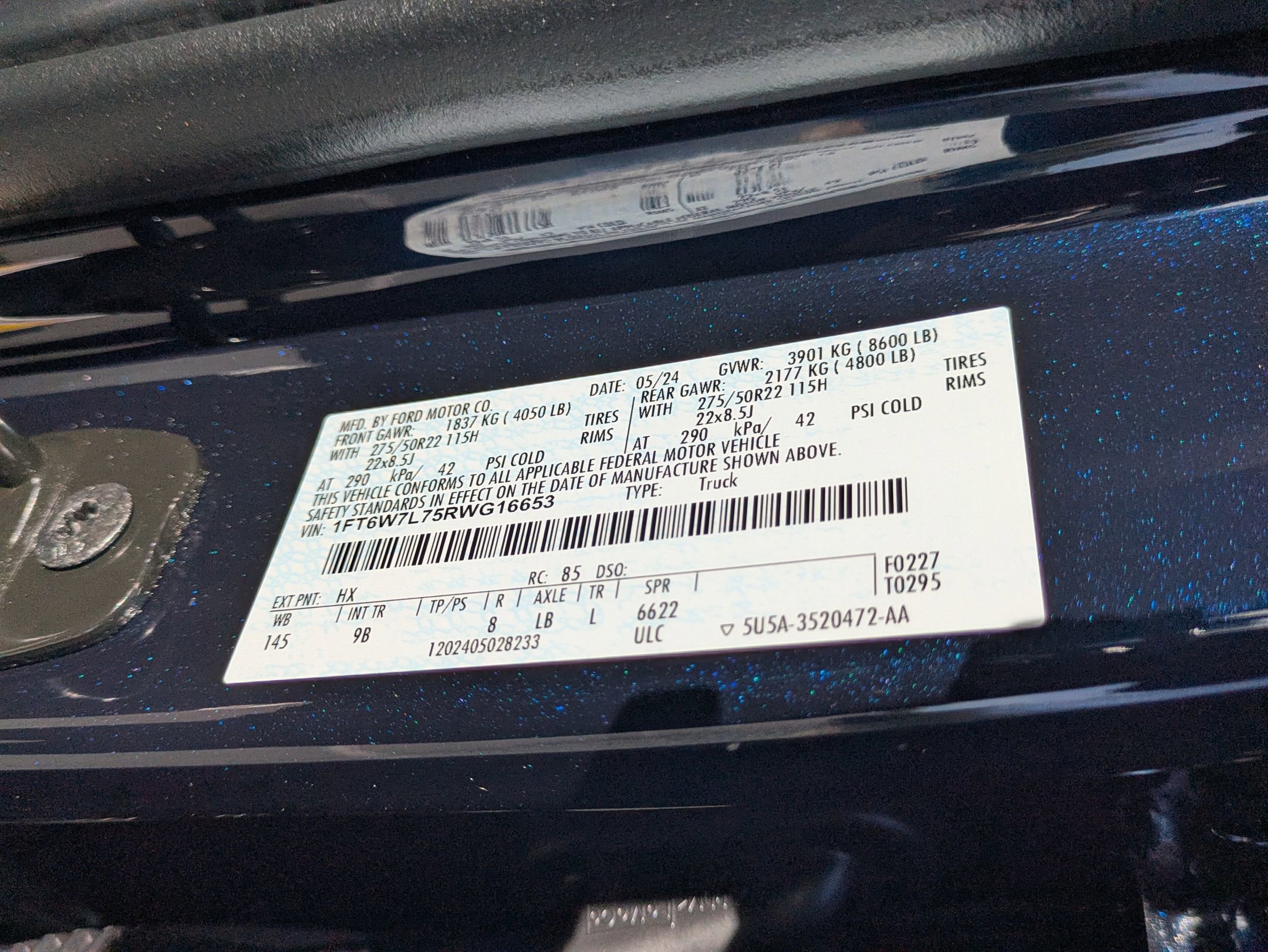 Certified 2024 Ford F150 Lightning Platinum image 47