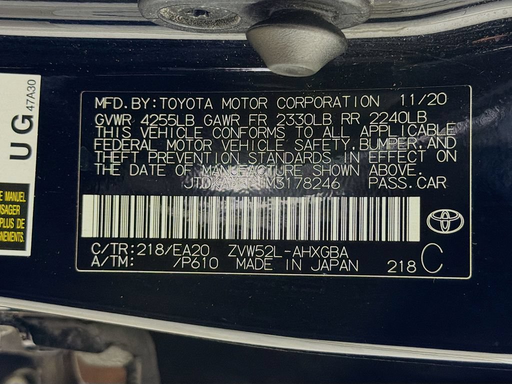 Used 2021 Toyota Prius Prime Limited w/ Carpet Mat Package (TMS) FWD image 34