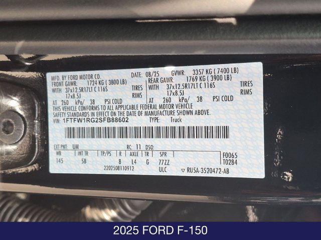 Certified 2025 Ford F150 Raptor AWD/4WD image 26
