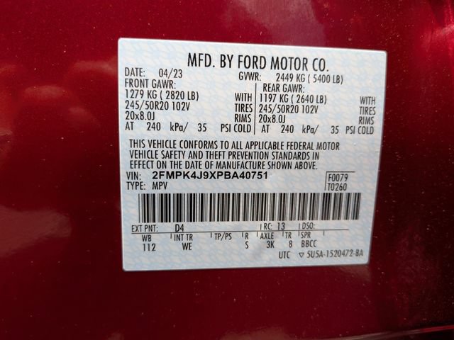 Certified 2023 Ford Edge ST-Line AWD/4WD image 25
