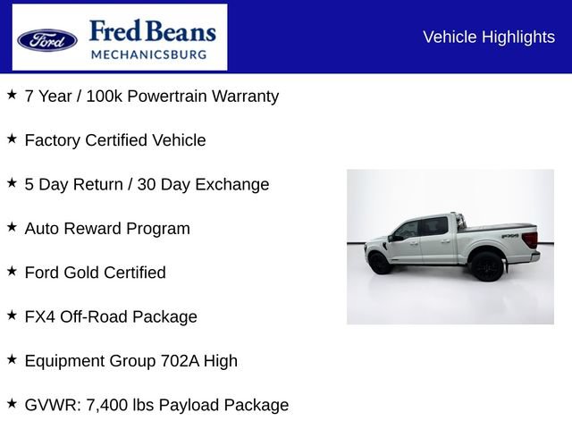 Certified 2024 Ford F150 Platinum w/ Equipment Group 702A High AWD/4WD image 7