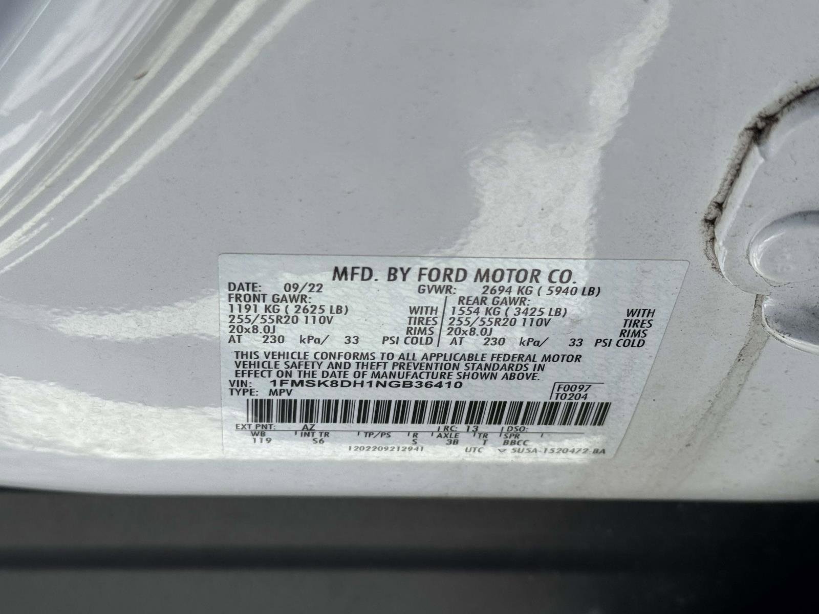 Certified 2022 Ford Explorer XLT w/ Equipment Group 202A image 16